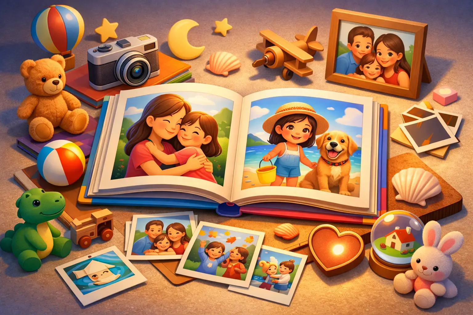 Photo Storybooks for Children That Keep Memories Close