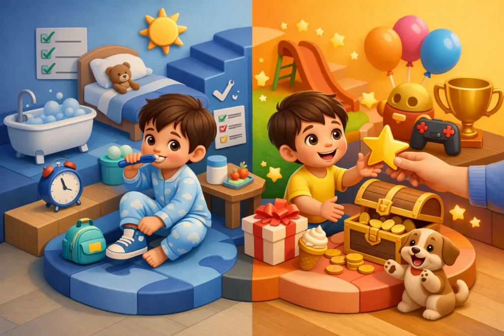 Routines Versus Rewards for Young Children